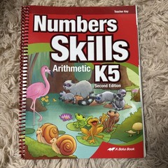 Abeka Numbers Skills K5 Teacher Key Kindergarten Arithmetic –