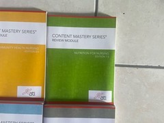 ATI Nursing Set Content Mastery Series Review Module Books RN (Set of 6)