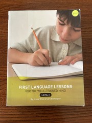 First Language Lessons For The Well Trained Mind Level 3 New Teacher Book