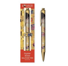 Gustav Klimt: The Kiss Boxed Decorative Ballpoint Pen by Flame Tree Studio Book