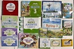 The Good and the Beautiful Curriculum Mixed Lot Of 18 Games Math Typing Writing