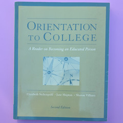 Wadsworth Orientation to College Reader Educated Person 2nd Ed Steltenpohl ISBN