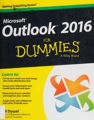 Outlook 2016 For Dummies by Dyszel, Bill, Acceptable Book