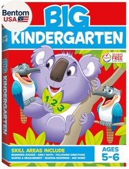 School Zone Big Kindergarten Workbook: 320 Pages, Early Reading and Writing, Num