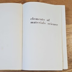 Elements of Materials Science 2nd Ed Lawrence H. Van Vlack Addison-Wesley HC