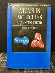 Atoms in Molecules : A Quantum Theory By Bader 1995 Sftcvr Near Fine T1