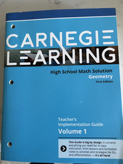 Carnegie Learning Geometry First Edition Teachers Guide Volume 1 New