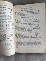 Algebra For Use Mathematics Junior High School 1936 Winston Triangle Series Book