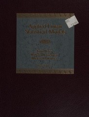 Applied Linear Statistical Models Hardcover