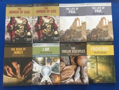 Bible Study Books-8 Book Paperback Collection-Please Look at Pics!