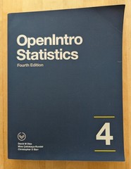 OpenIntro Statistics 4th Ed: – Paperback, by Diez David; Çetinkaya-Rundel – New