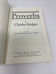Proverbs Bridges Crossway Classic Commentaries 2001 Paperback – FREE SHIPPING!