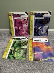 Lot of 4 The Human Body Teacher Trade Books Grades 3-8 Used