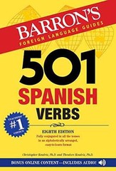 501 Spanish Verbs – Paperback, by Kendris Ph.D. Christopher; – Very Good c