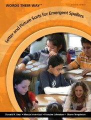 Words Their Way Letter and Picture Sorts for Emergent Spellers (2nd E – GOOD