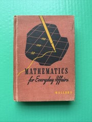 Mathematics for Everyday Affairs (1940) by Virgil Mallory HC w/ Answer Booklet