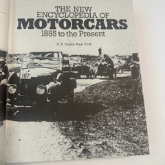 New Encyclopedia of Motorcars Hardcover 1885 to the Present Georgano 1982 VTG DJ
