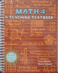 Teaching Textbooks Math 4 Textbook And Answer Booklet 4th Grade