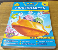 School Zone Big Kindergarten Workbook Ages 5-6.