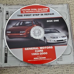 Chilton Total Car Care GM 1963-2000 Ver 1.0 Nichols Publishing 2 CD ROM