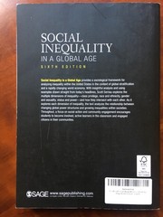 Social Inequality in a Global Age Paperback Scott R. Sernau, 3 pages marked up