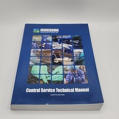 Central Service Technical Manual 8th Edition – Paperback By IAHCSMM – Very Good!