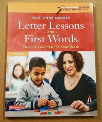 LETTER LESSONS And FIRST WORDS:… (PRE K-2) PB Book By Mesmer (9780325105444)