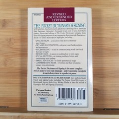 THE POCKET DICTIONARY OF SIGNING by Rod R. Butterworth, Mickey Flodin 1992