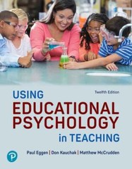 Using Educational Psychology in Teaching by Paul Eggen: New