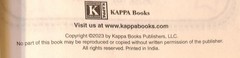 Kappa Kids My First Numbers. Words, Picture Dictionary Coloring Lot of 3 Books