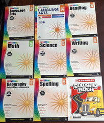 Spectrum 5th Grade Workbook Set + Coloring Book