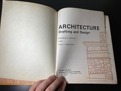 Architecture Drafting and Design Hepler Wallach 1965 HC Vintage McGraw-Hill