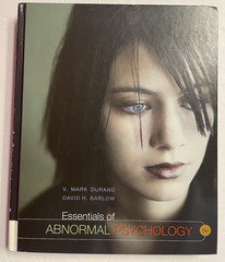 Essentials Of Abnormal Psychology-6th Edition-Durand & Barlow