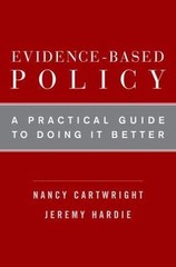 Evidence-Based Policy: A P… 9780199841622 by Cartwright, Nancy, Hardie, Jeremy