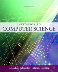 Invitation to Computer Science Paperback G. Michael, Gersting, Ju