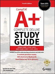 COMPTIA A+ COMPLETE DELUXE STUDY GUIDE: EXAM CORE 1 By Quentin Docter EXCELLENT