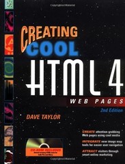 Creating Cool HTML 4 Web Pages By Dave Taylor. 9780764534843