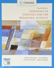 Essentials of Statistics for the Behavioral Sciences by Gravetter