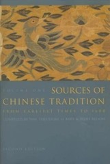 Sources of Chinese Tradition, Vol. 1 – paperback William Theodore De Bary|Ir…