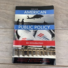 American Public Policy: An – Paperback, by Cochran Clarke E.; – Good