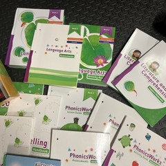 Lot Of K12 Language Arts , Phonics, Spelling, Literature , Handwriting Etc