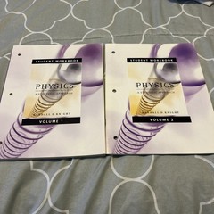 Student Workbook Physics for Scientists and Engineers Volume 1 & 2