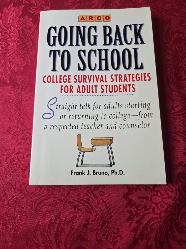Signed By Author. Going Back To School By Frank J Bruno PB