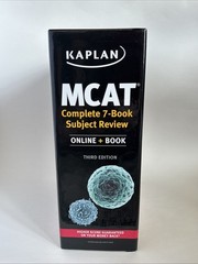 Kaplan MCAT Complete 7-Book Subject Review Third Edition – Excellent Used