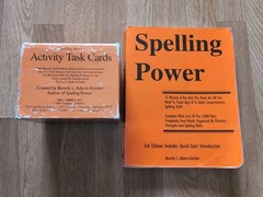 Spelling Power Activity Task Cards by Beverly L. Adams-Gordon Flash Cards & Book
