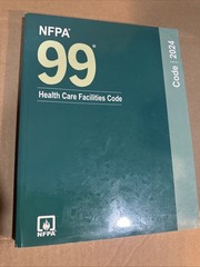 New NFPA 99 Health Care Facilties Code 2024 Edition Paperback Edition