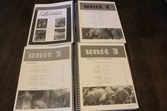 Mosdos Press Literature Ruby Textbook & Teacher Edition parts 1 & 2 4th grade