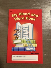 Abeka K5 My Blend and Word Book Kindergarten Homeschool
