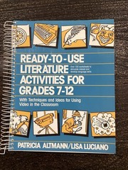 Ready-to-Use Literature Activities for Grades 7-12 Pre Owned VG