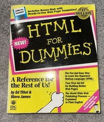 HTML for Dummies Reference for the Rest of Us by Ed Tittel and Stephen J. James